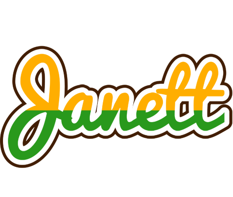 Janett banana logo