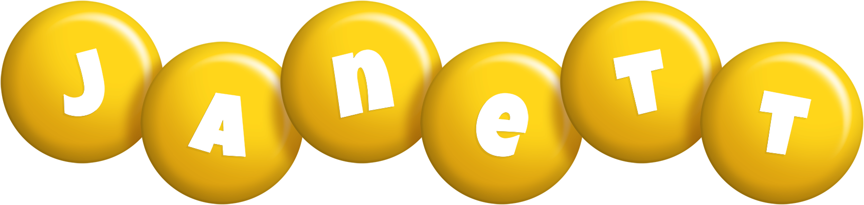 Janett candy-yellow logo