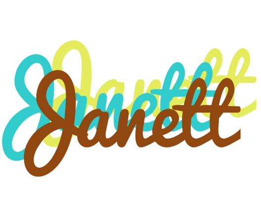 Janett cupcake logo