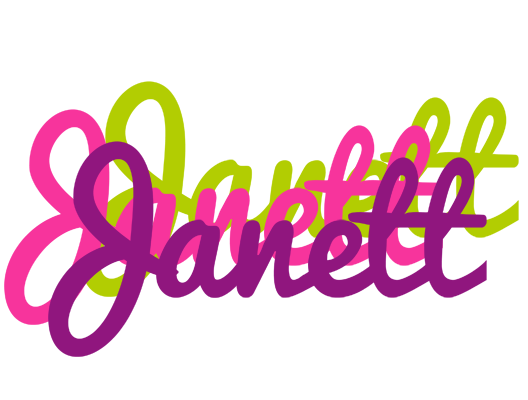 Janett flowers logo