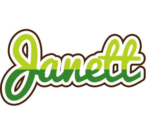 Janett golfing logo