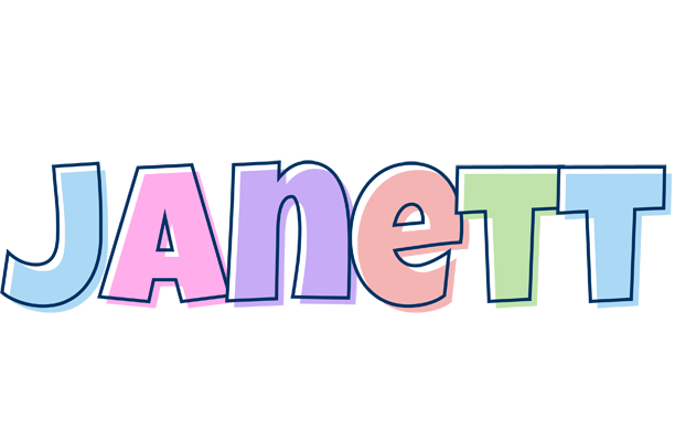 Janett pastel logo