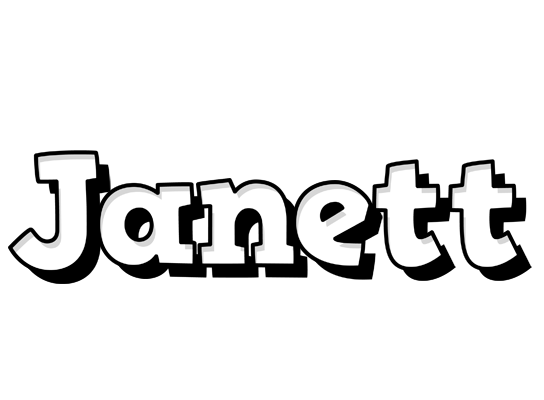 Janett snowing logo