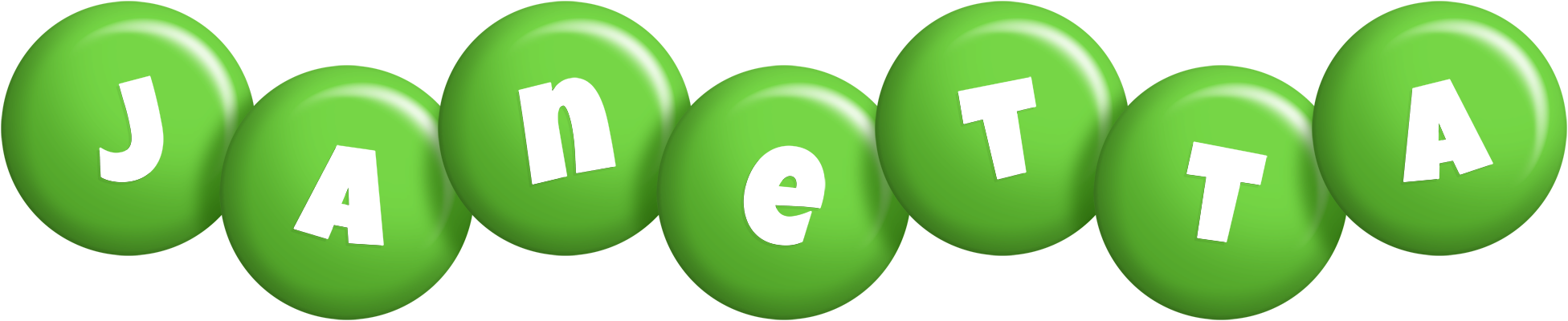 Janetta candy-green logo