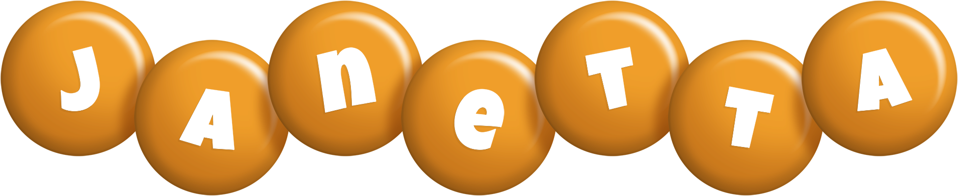 Janetta candy-orange logo