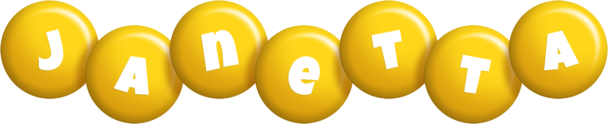 Janetta candy-yellow logo