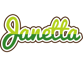 Janetta golfing logo