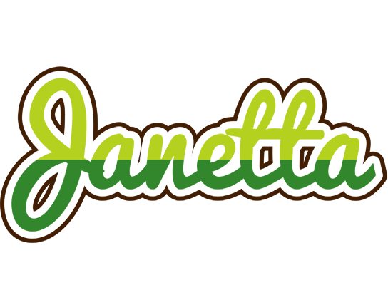 Janetta golfing logo