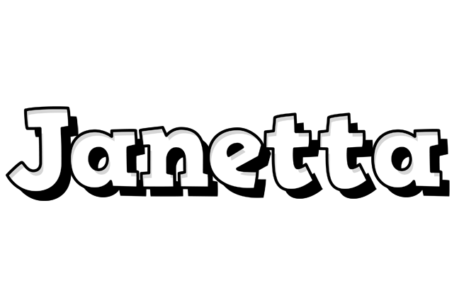 Janetta snowing logo
