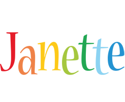 Janette birthday logo