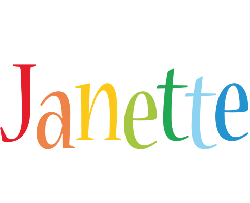 Janette birthday logo