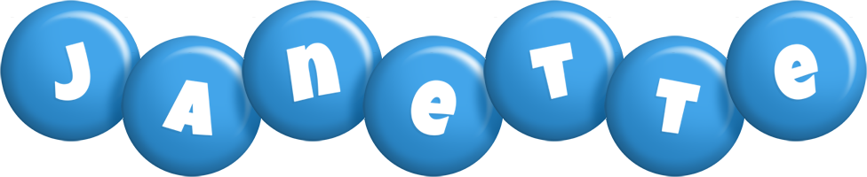 Janette candy-blue logo