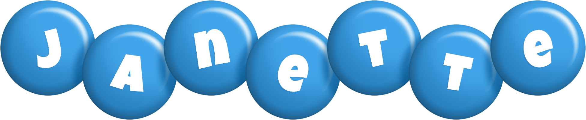Janette candy-blue logo
