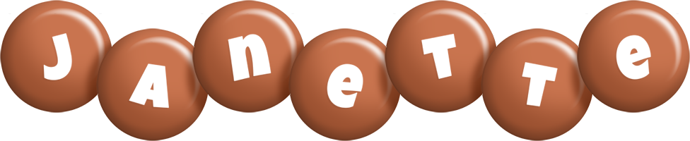 Janette candy-brown logo