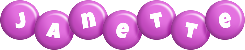 Janette candy-purple logo