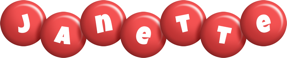 Janette candy-red logo
