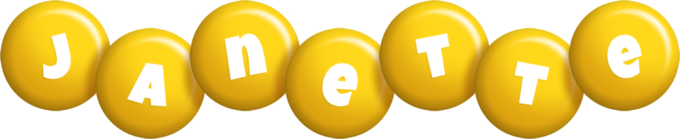 Janette candy-yellow logo