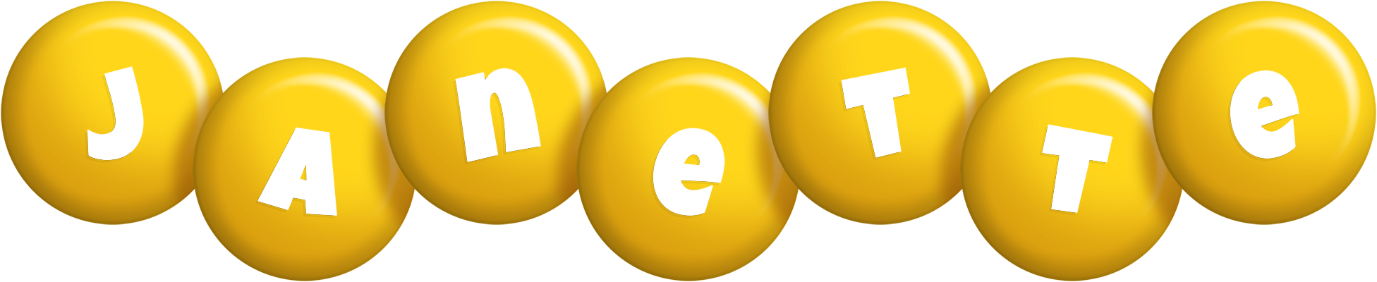 Janette candy-yellow logo