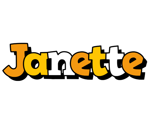 Janette cartoon logo