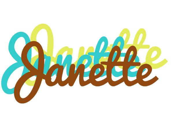 Janette cupcake logo