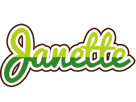 Janette golfing logo