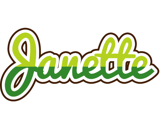 Janette golfing logo