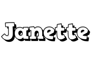 Janette snowing logo