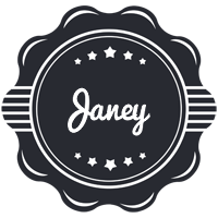 Janey badge logo