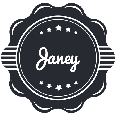 Janey badge logo