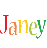 Janey birthday logo