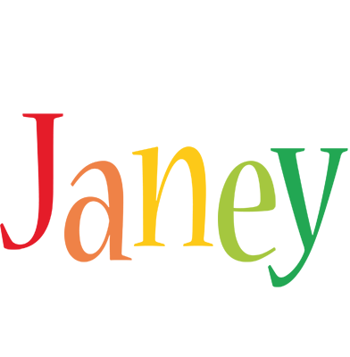 Janey birthday logo