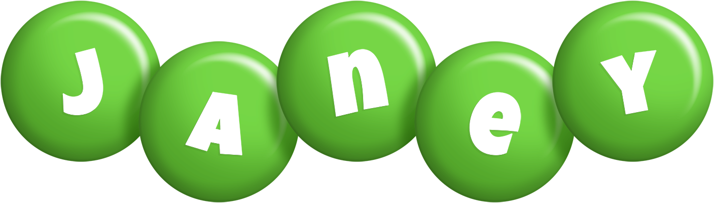 Janey candy-green logo