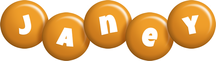 Janey candy-orange logo