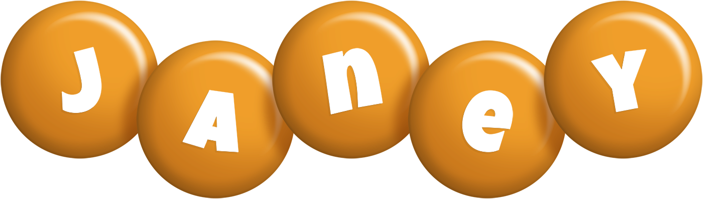 Janey candy-orange logo