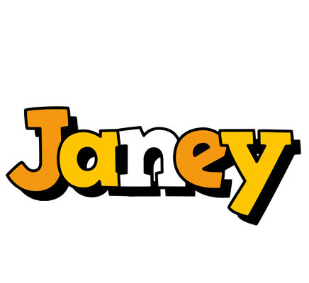 Janey cartoon logo