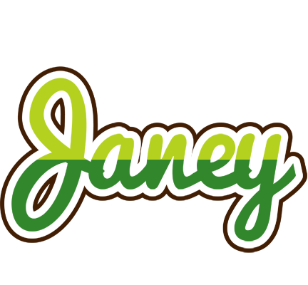 Janey golfing logo