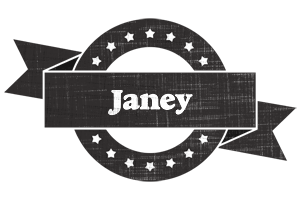 Janey grunge logo