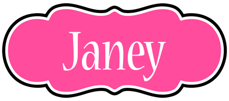 Janey invitation logo