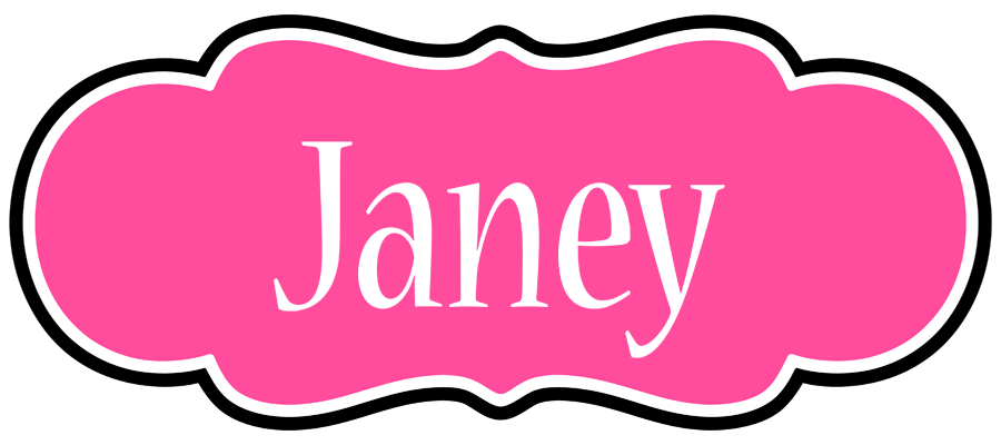 Janey invitation logo