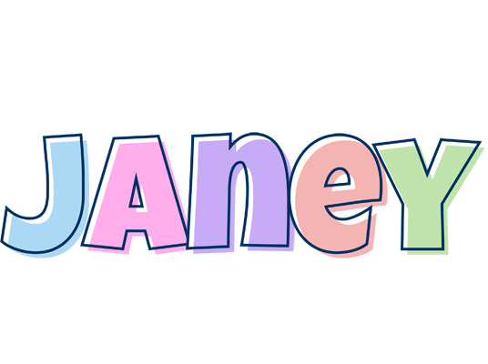 Janey pastel logo
