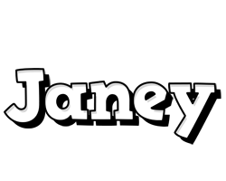Janey snowing logo