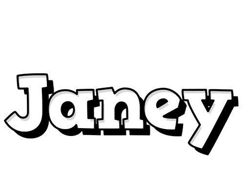 Janey snowing logo