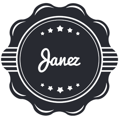 Janez badge logo