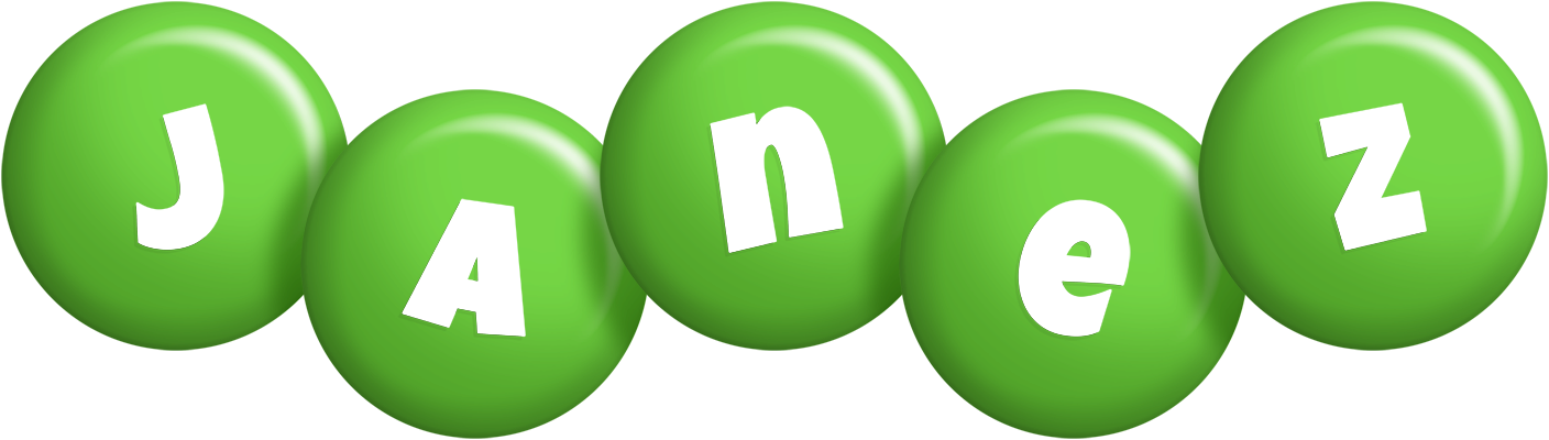Janez candy-green logo