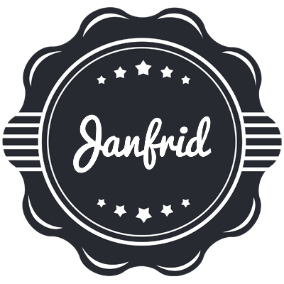 Janfrid badge logo