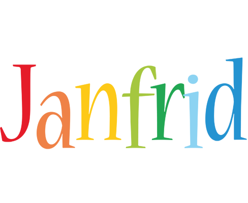 Janfrid birthday logo