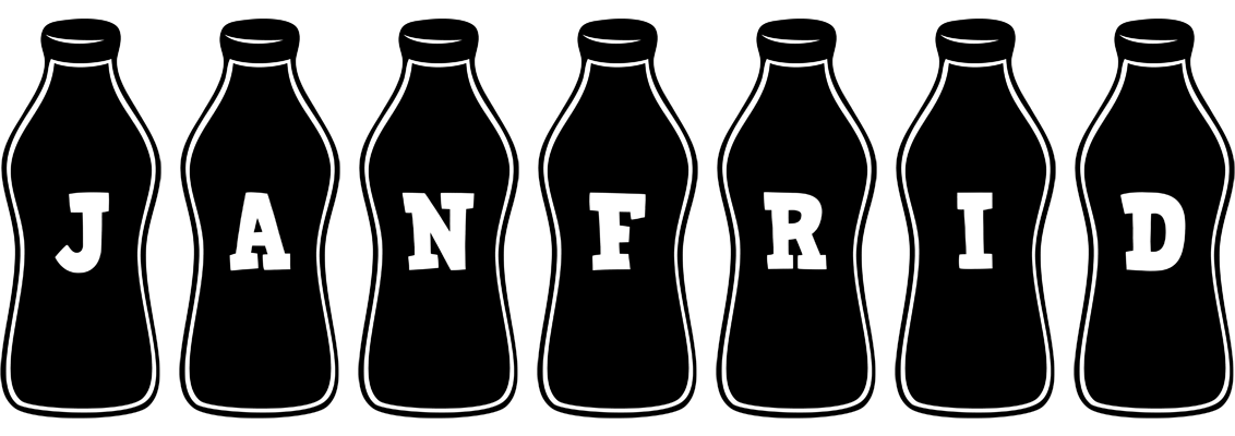 Janfrid bottle logo