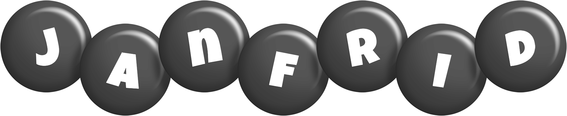Janfrid candy-black logo