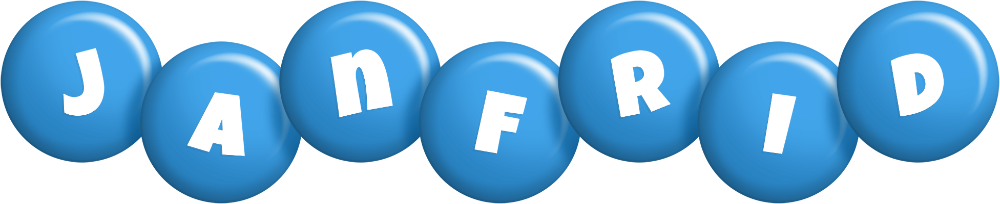 Janfrid candy-blue logo