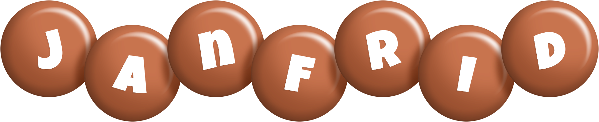 Janfrid candy-brown logo